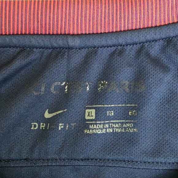 Paris Saint Germain Jersey Mens XL Blue Nike Dri Fit Ligue 1 Soccer Mbappe 29 - Picture 4 of 13